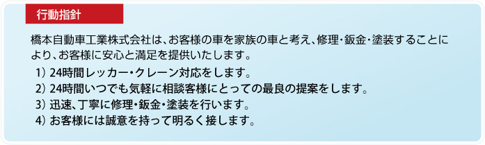 行動指針